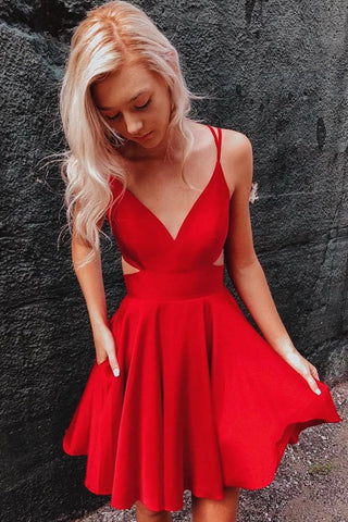 Red Homecoming Dresses – Okdresses